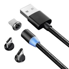 Nabíjací kábel USB osvetlenia typu C 3v1 - 1m