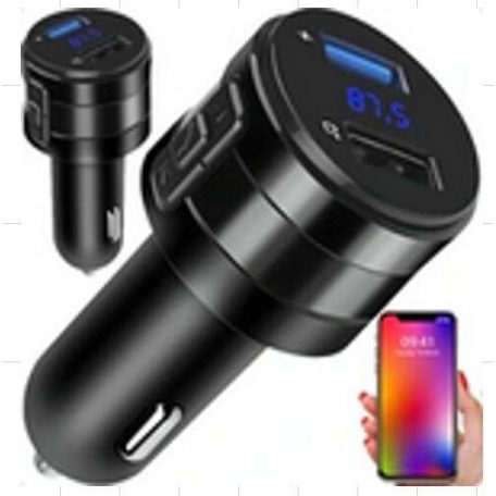 Bluetooth FM transmitter s USB nabíjačkou a LCD displejom