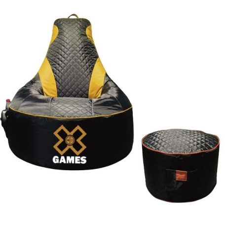 Gamer Orange XXL kreslo + Darček puff