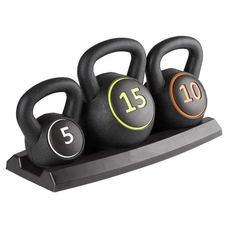 Sada kettlebell - 2,25 kg, 4,45 kg a 7 kg